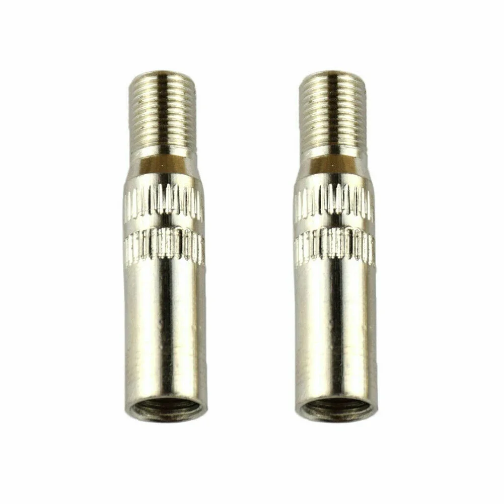 2 Pcs Car Valve Cap Stem Extensions Vehicle Bike Motorcycle Brass Tire Tyre Valve Extension Cap 39mm 60PSI Waterproof Screw-On