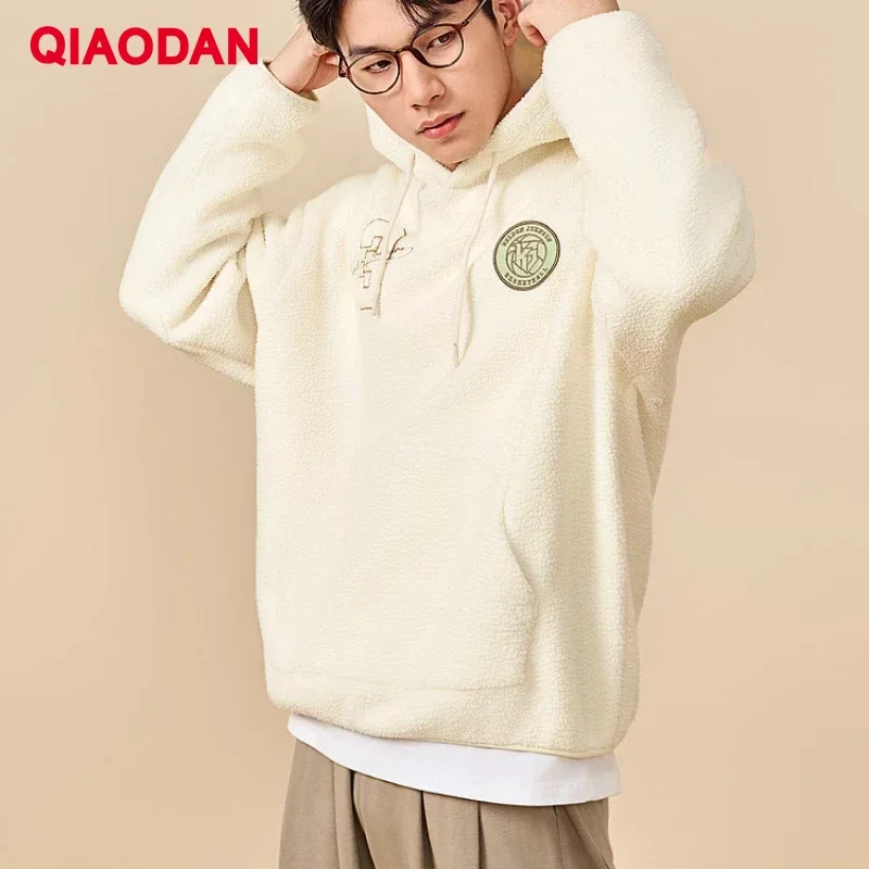 QIAODAN KJ Basketball Sweatshirt for Unisex 2023 Autumn New Sports Loose Casual Hooded Warm Pullover Clothing Tops XWD43232103