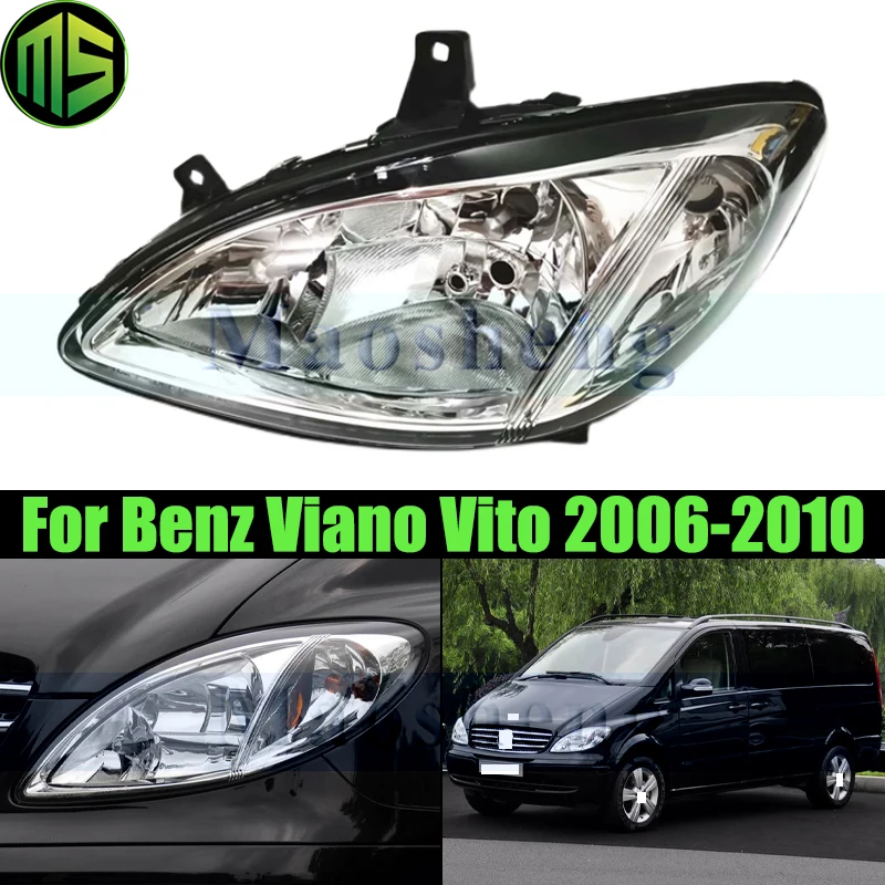 

Галогенный передний бампер Maosheng, фара для Benz W639 W636 Viano Vito 2006-2010, фара, передняя фара поворота