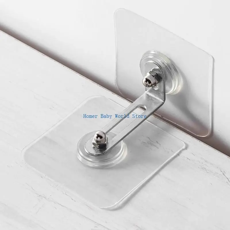 

B2QD 4 Pcs Furniture Anchors Anti-tip Furniture Straps Adjustable Anti-Fall Buckle Cabinet Anchors Furniture Wall Anchors for