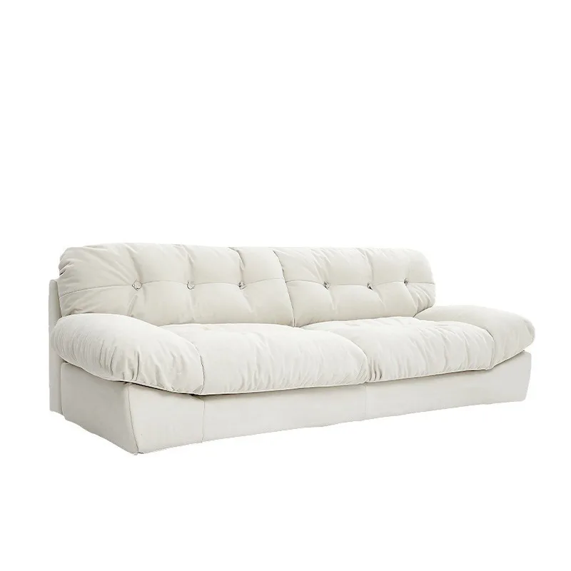 Living room small apartment pull buckle fabric Internet celebrity folding flip sofa bed