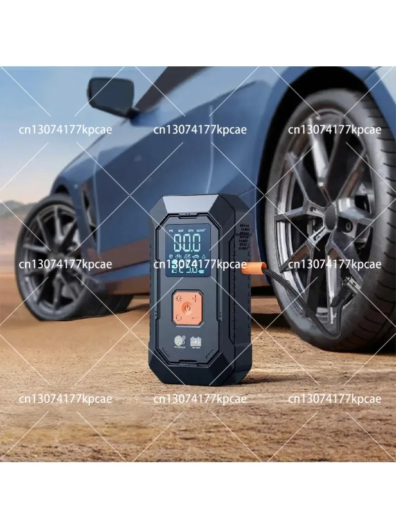Car Jump Starter with Air Pump Power Pack 12v Battery Booster Tire Inflator Emergency Portable Car Jump Starter