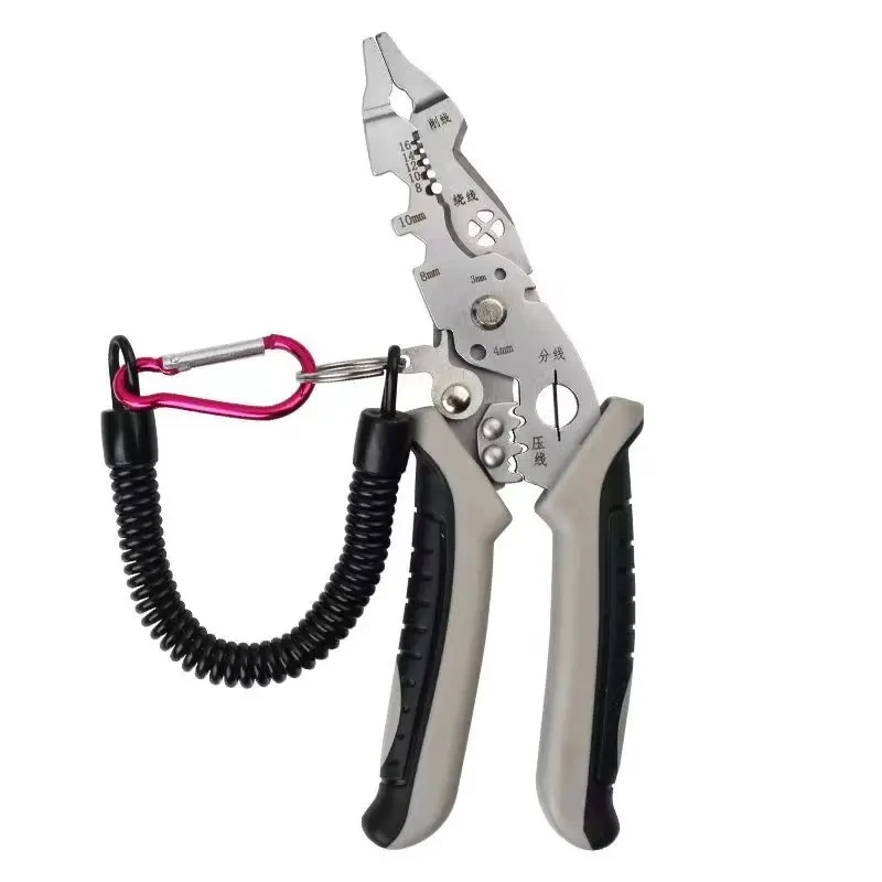 Multifunctional Wire Stripper Pliers Cable Cutter Adjustable Automatic Electrical Wire Stripper Stripping Terminal Hand Tool