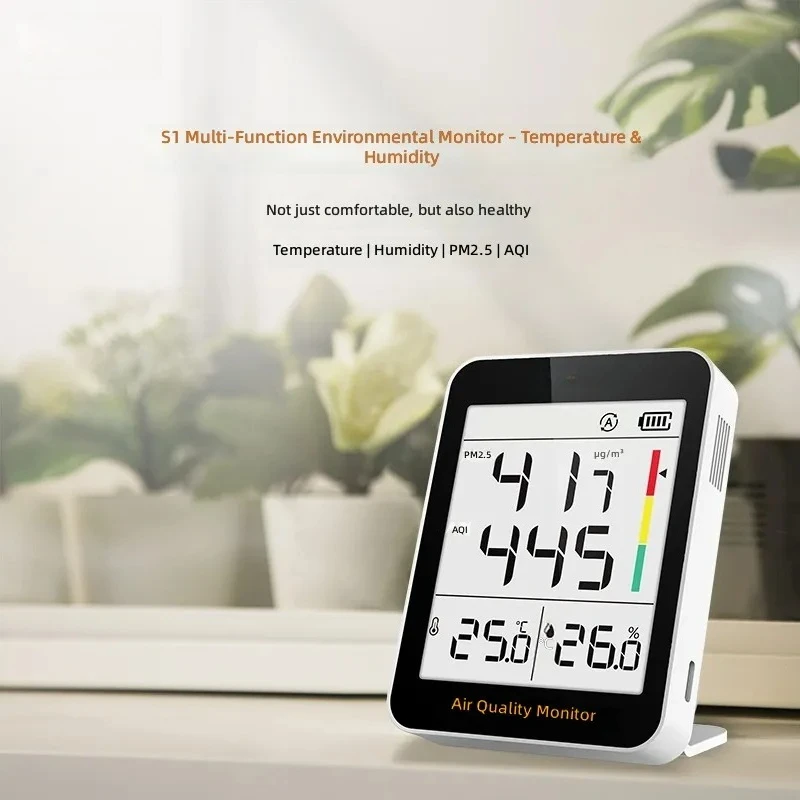 for  S1 Up Air Quality PM2.5 Monitor Home Indoor Electronic Digital Temperature and Humidity