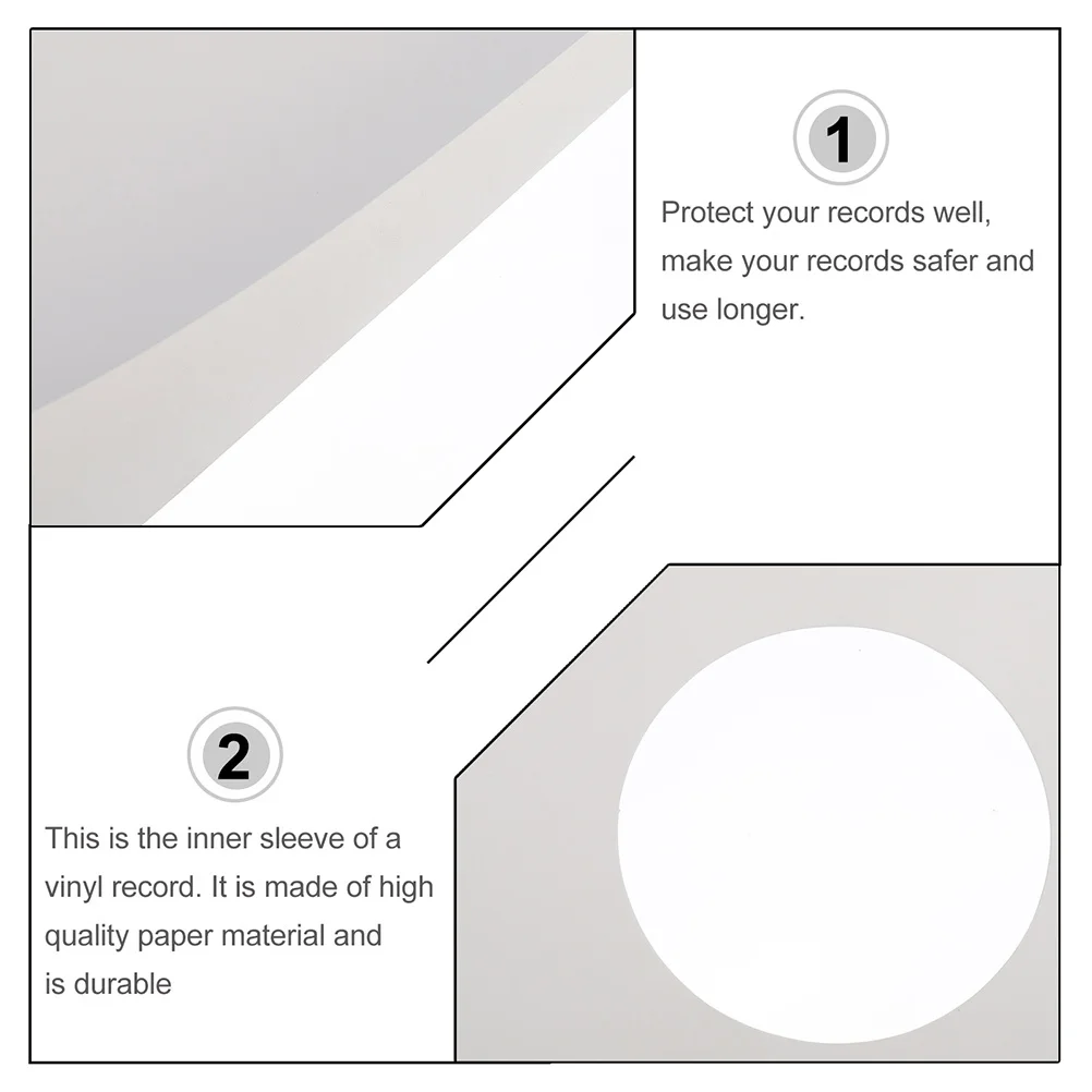 

20Pcs 7-Inch Vinyl Record Storage Bag Dustproof Scratch Resistant Album Sleeves Protection Pouch Vinyl Record Sleeves