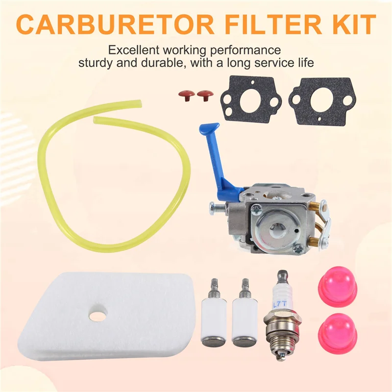 Комплект фильтров прокладок карбюратора для триммера Husqvarna 124L 125L 125Ld 128C 128Cd 128L 128Ld 128R
