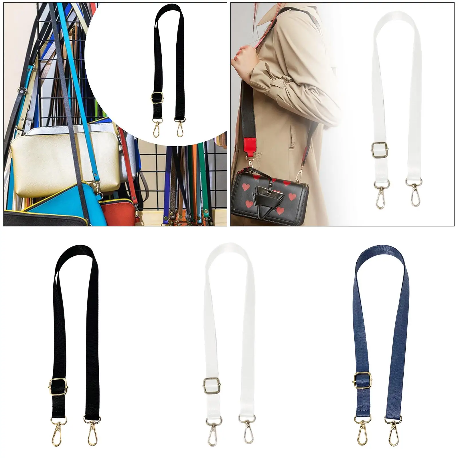Shoulder Bag Strap Supplies Crafts DIY Stylish Men Women Purse Shoulder Strap for Small Bag Camera Bags Clutch Bag Pouch Purse