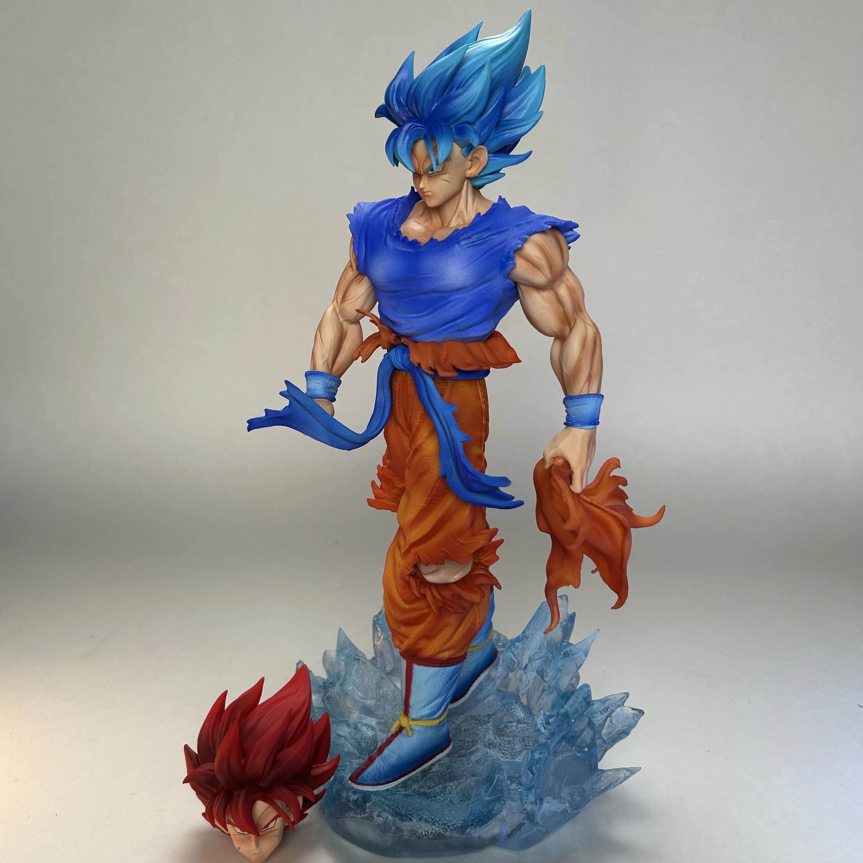 32.5 cm/12.79in Anime Dragon Ball Z Goku Figuur Super Saiyan Action Figure Collectible Standbeeld Model Speelgoed Gift