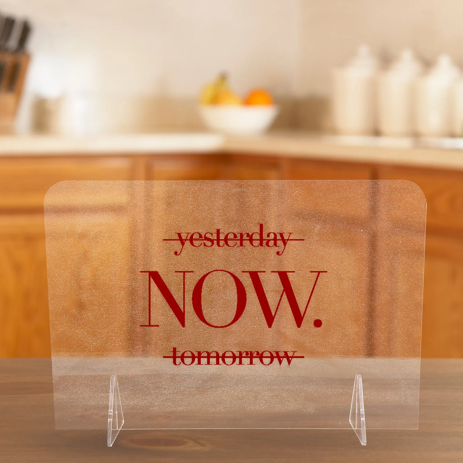 

1Set Acrylic Memo Board Transparent Writing Board for Office Home Student Table Desktop Note Office Supply Home Supply