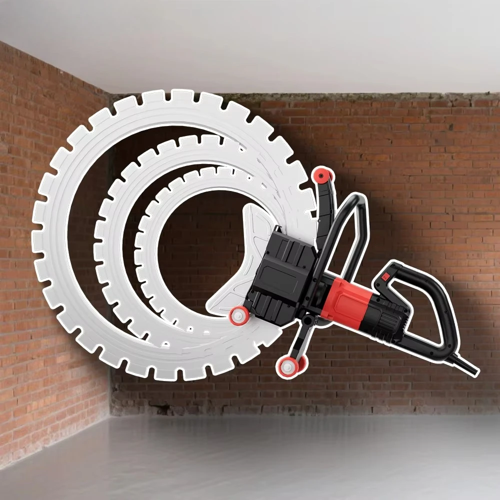High Speed 600mm Electric Concrete Ground Cutting Saw 0-30m/h Electric Engine Concrete Saw Cutting Machine  Road Cutting Machine