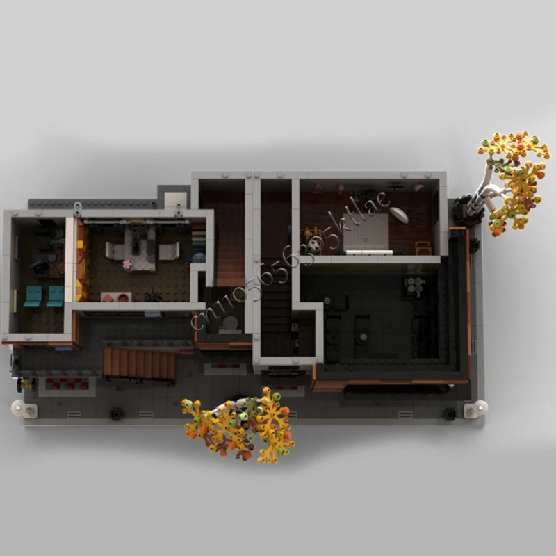 5653 PCS MOC City Street Views Modulari Downtown Lofts Building Blocks Assemblaggio educativo Giocattolo per bambini Regali di Natale a sorpresa