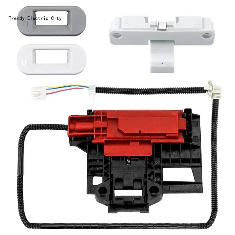 R9CD Washer Lid Lock Strike Switch Replace Suitable for W10240513 W10238287 W10404050 Washing Machine Lid Door  Assembly