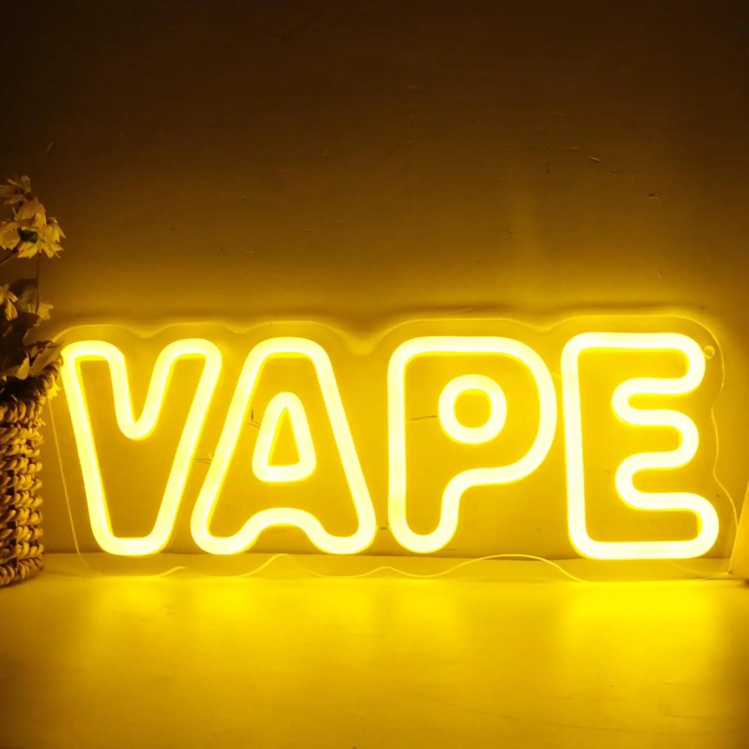 

Vape Neon Sign USB Dimmable LED Neon Lights for Store Window Hanging Sale Business Man Caver Bar Smoking Lounge Party Decoration