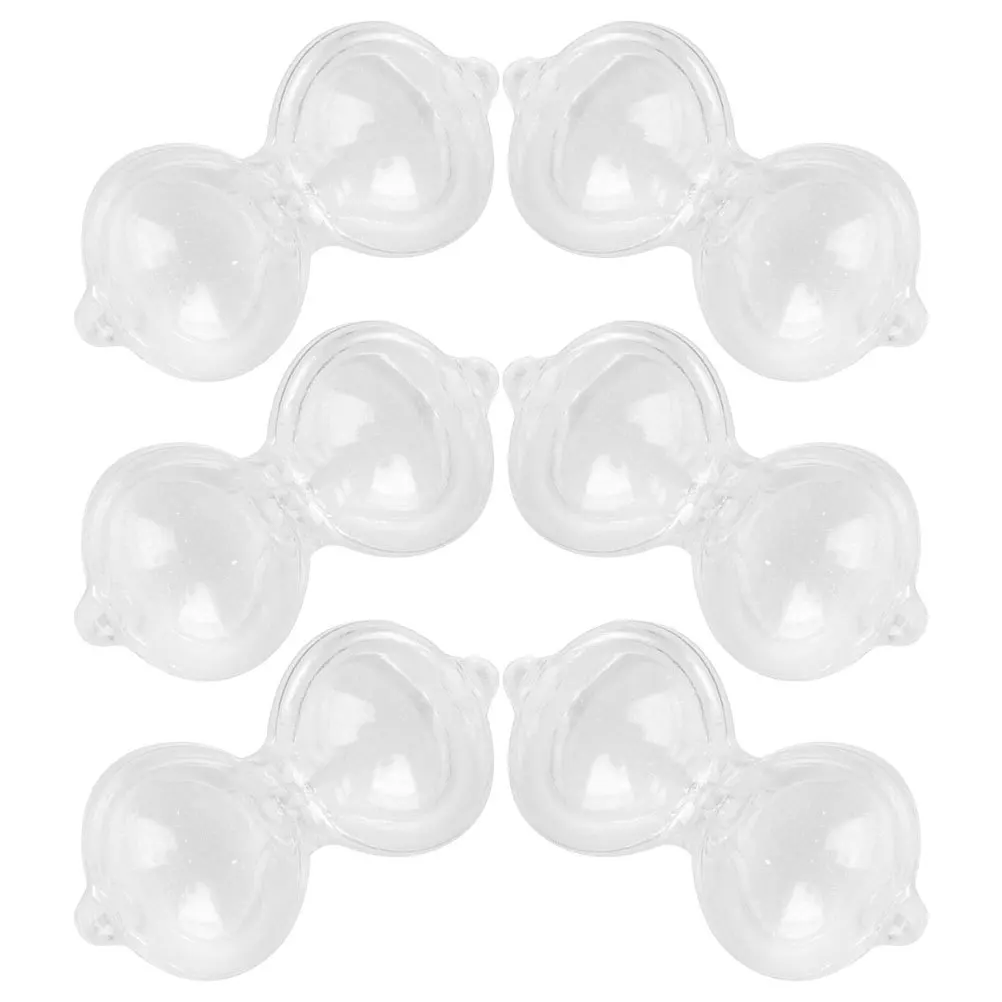 

6Pcs Mini Hourglass Timer Accessories Cute Peanut Shape Plastic Sand Timers Decorative for Office Kitchen Bathroom Classroom