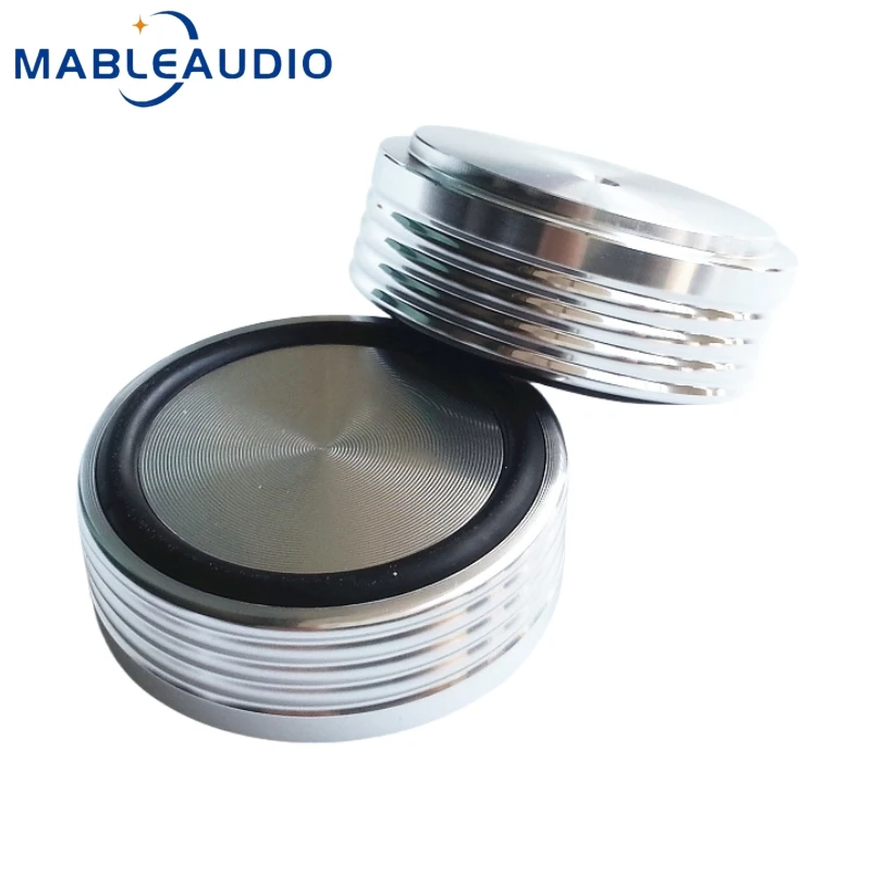 1 pz 44x17mm tutto in alluminio solido amplificatore Audio altoparlante a pedale ammortizzante piede Pad ammortizzante chiodo del piede