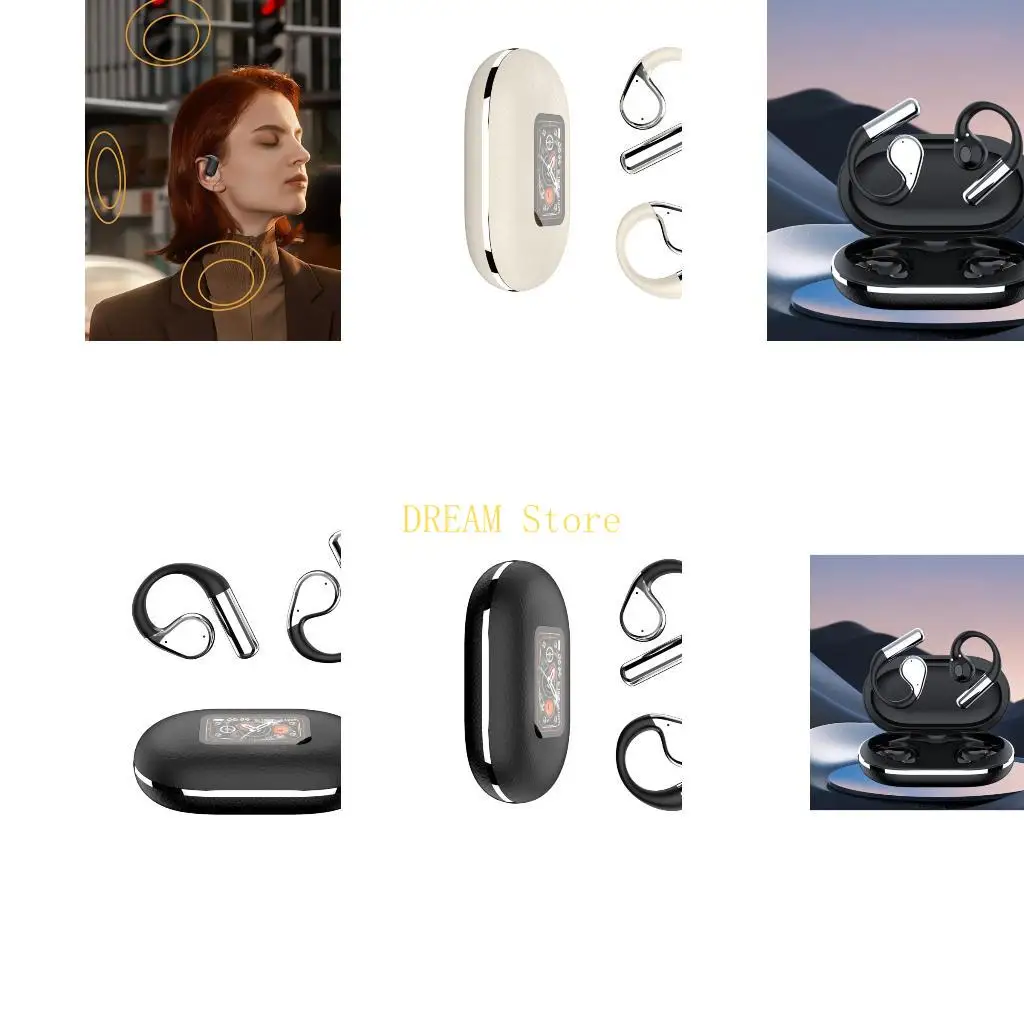 AI Smartests Translation Bluetooth-compatible Earbuds with Open Ear Design and Panoramic Sound for Comfortable Wear best sale
