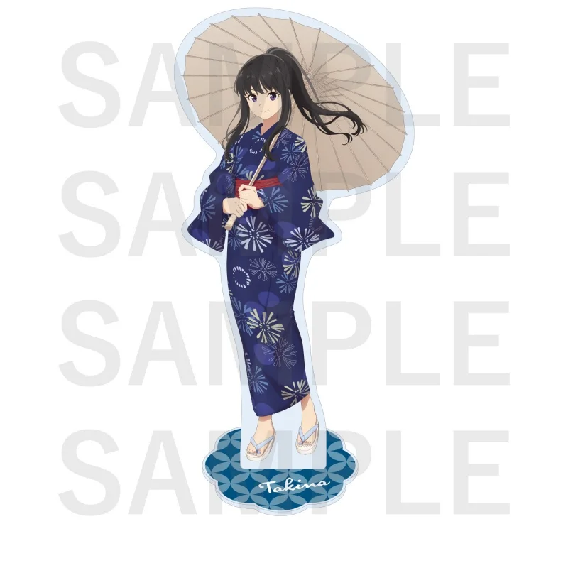 15cm Anime Lycoris Recoil Acrylic Figure Stand Model Plate Bedroom Decoration Desktop Ornament Festivals Gifts Keychains
