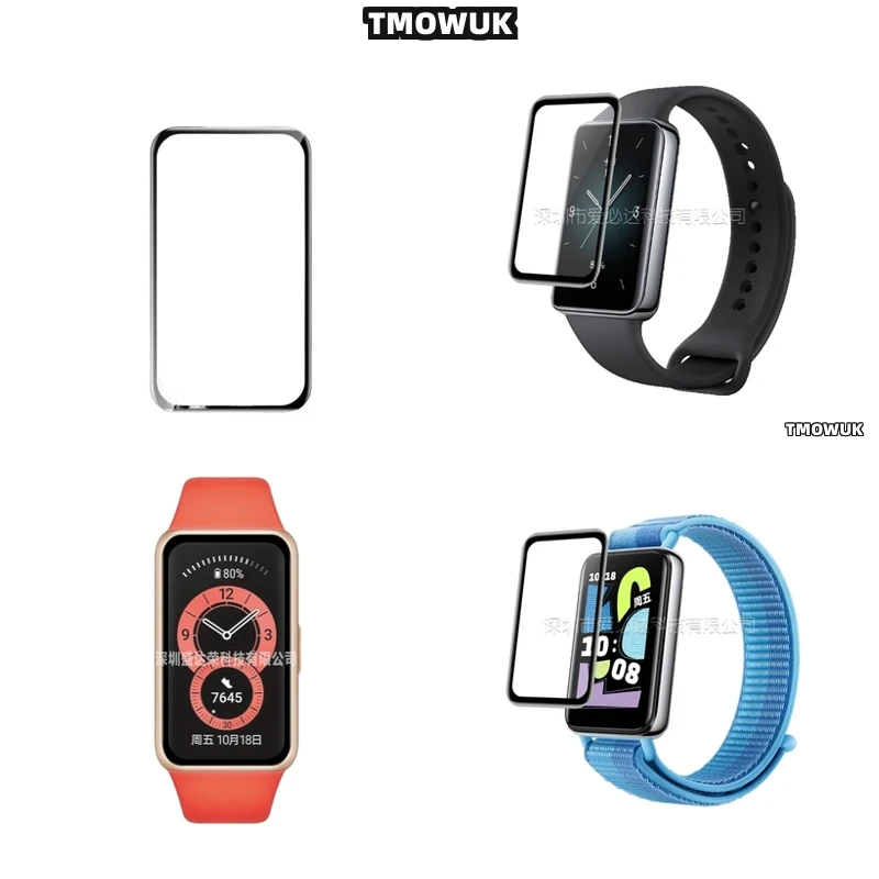 

For Huawei Honor Band 6 7 9 10 3d Curved Screen Protective Film Pmma Anti Scratch