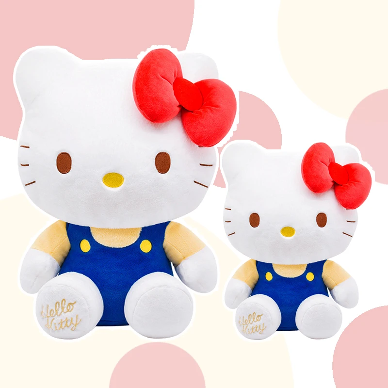 

8 и 12 дюймов натуральная Sanrio Hello Kitty аниме мягкая плюшевая игрушка Peluche подушка Kawaii день рождения Рождественский подарок кукла девушка