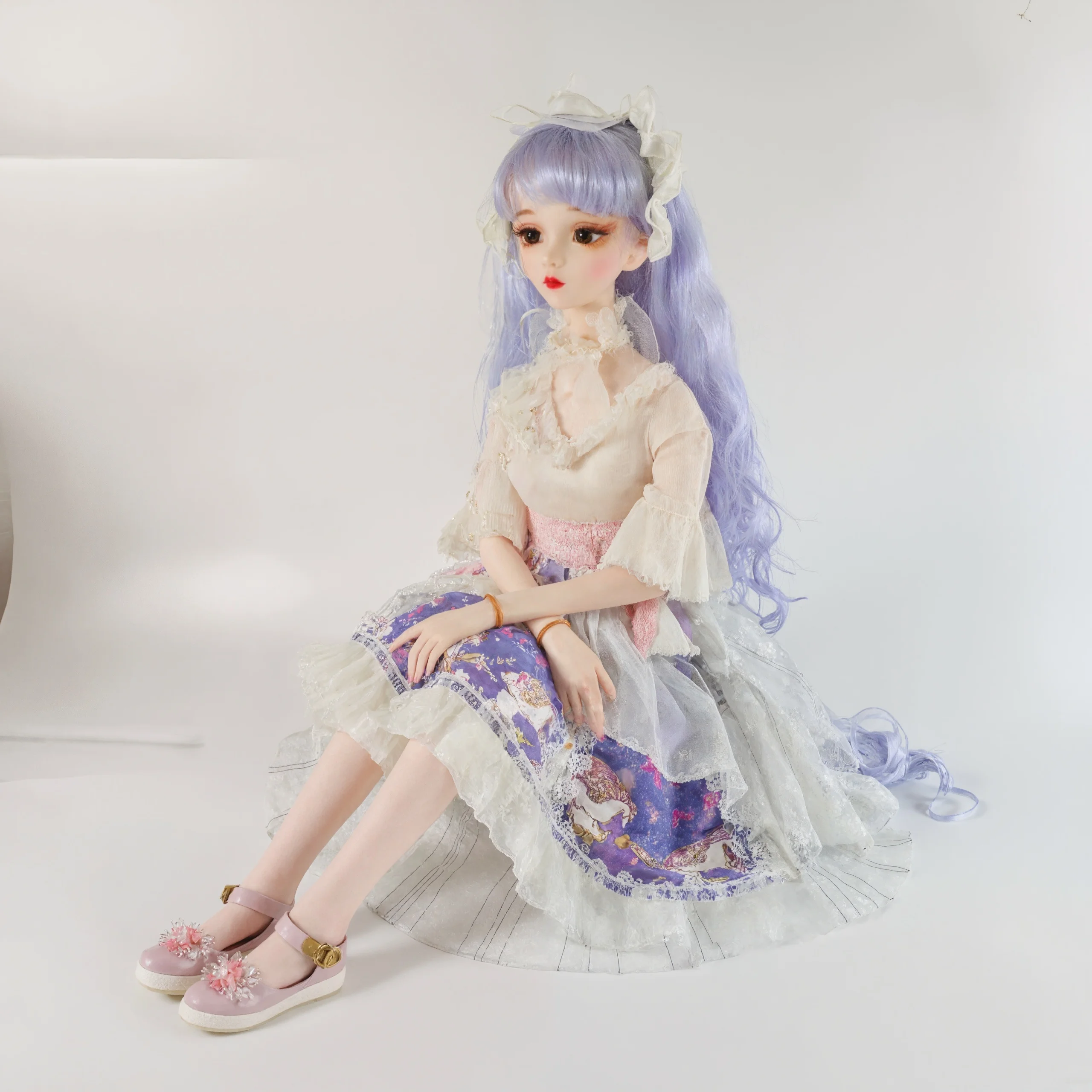 

Кукла-принцесса Dream Fairy 1/3, 62 см, шарнирная, полный комплект: одежда, обувь, головные уборы. Игрушка для девочек, сделай сам.