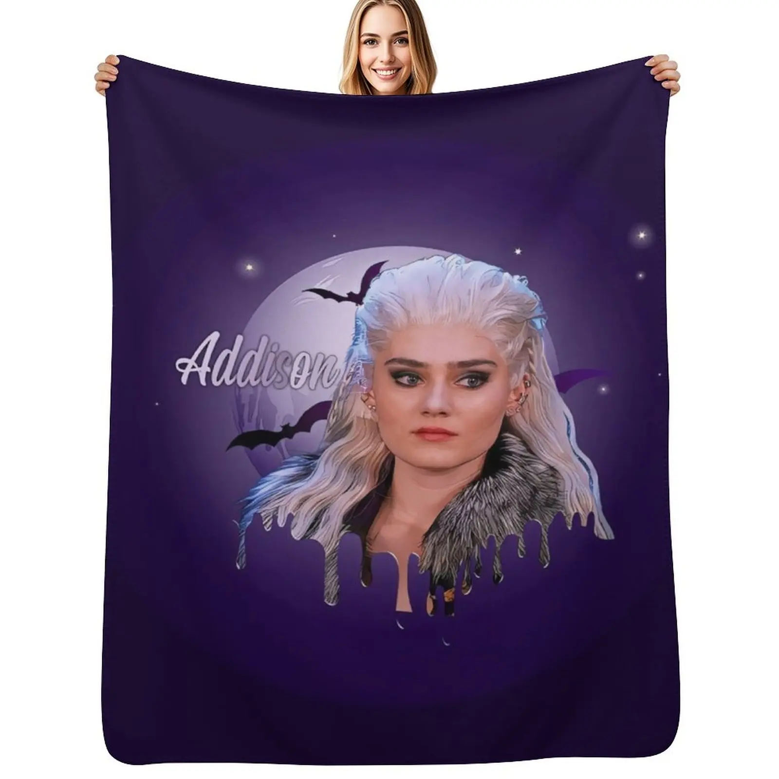 

Zombies Addison - Call To The Wild Throw Blanket Bed linens Polar for babies Cute Plaid Blankets