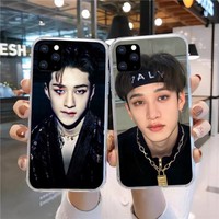 KPOP SK BangChan Mobile Phone Case for Huawei P50 P40 P30 Pro Mate 40 30 Pro Nova 8 8i Y7P Honor Clear Phone Cover Funda