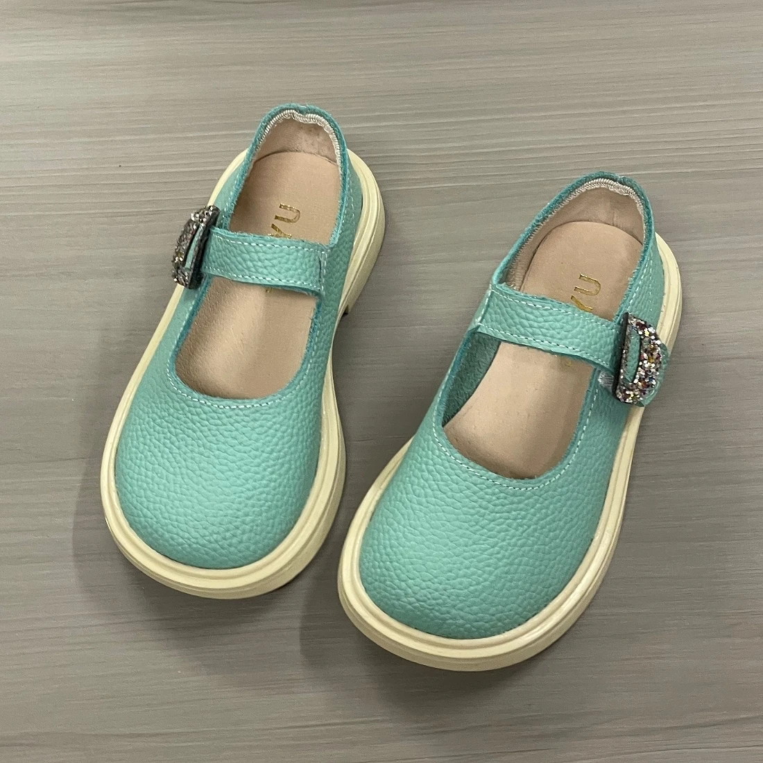 Jinyu New Arrival Leather Princess Shoes Fashionable Breathable High Quality Girls' Shoes for Travel Performance Good-looking