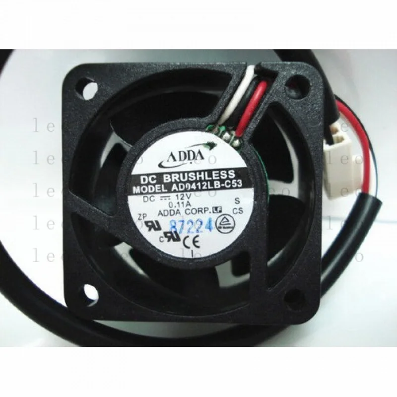 

YY 1 шт. ADDA AD0412LB-C53 12 В 0,11 А 4 см 4020 3-проводной двойной вентилятор охлаждения # Ф4