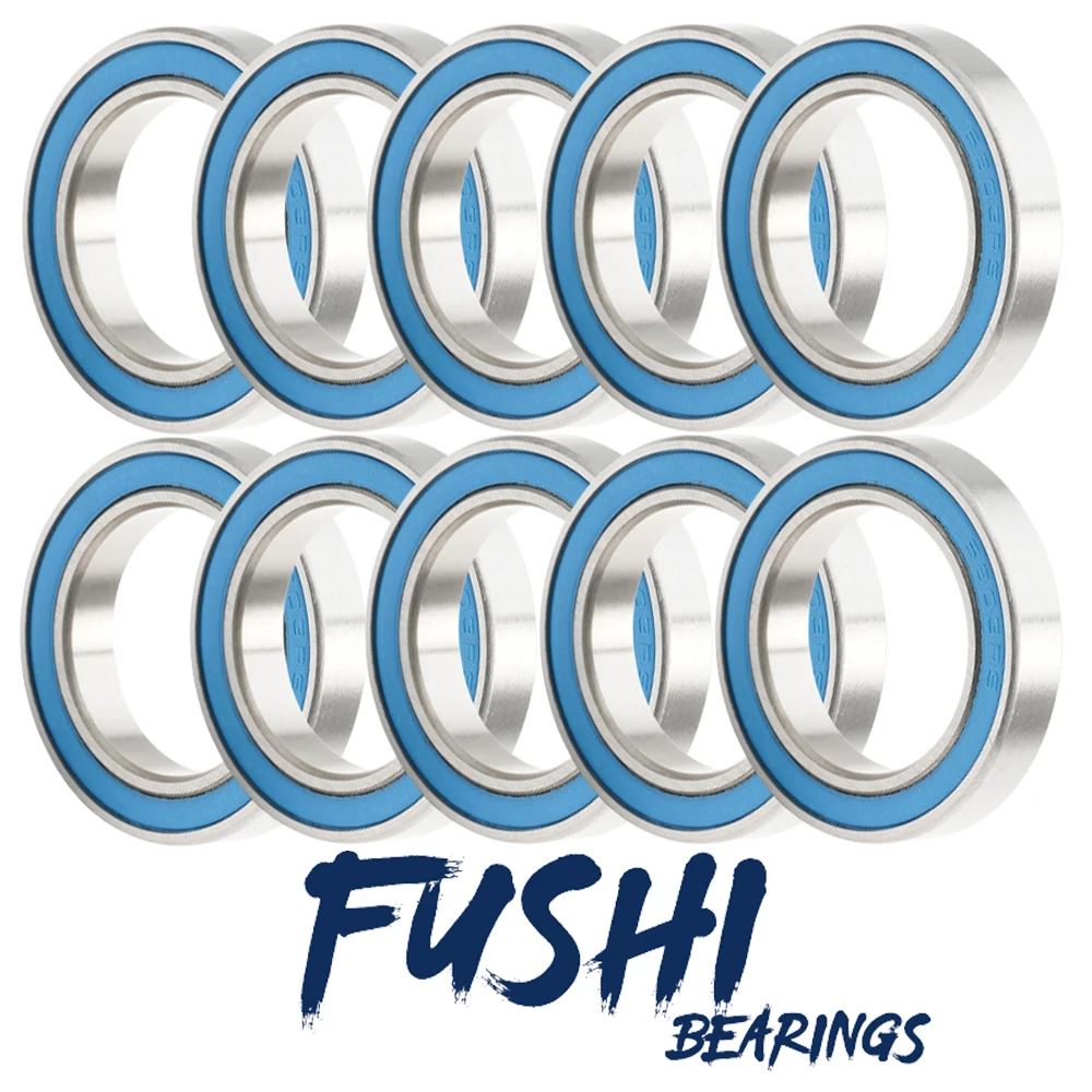 6803RS Łożysko 10PCS 17x26x5 mm ABEC-3 Hobby Elektryczny RC Samochód Ciężarówka 6803 RS 2RS Łożyska kulkowe 6803-2RS Niebieskie uszczelnione