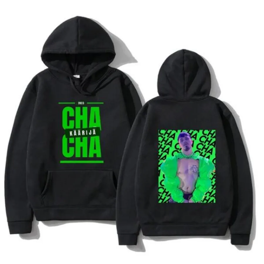 

Rapper Kaarija Cha Cha Cha Hoodie Women Men Pullover Hooded Sweatshirt Streetwear Long Sleeve Fashion Harajuku Pullovers Clothes