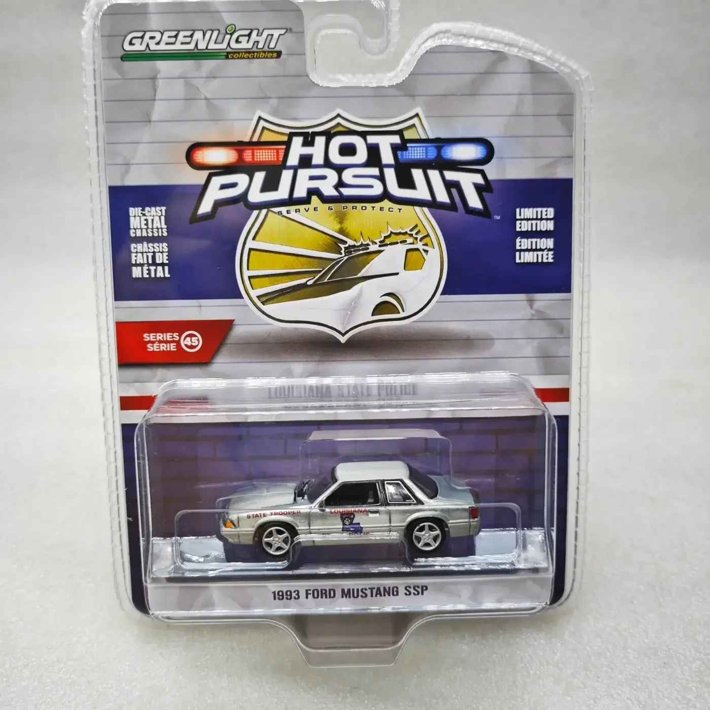 

GreenLight 1:64 1993 Ford Mustang SSP Коллекция игрушечных моделей автомобилей, украшения