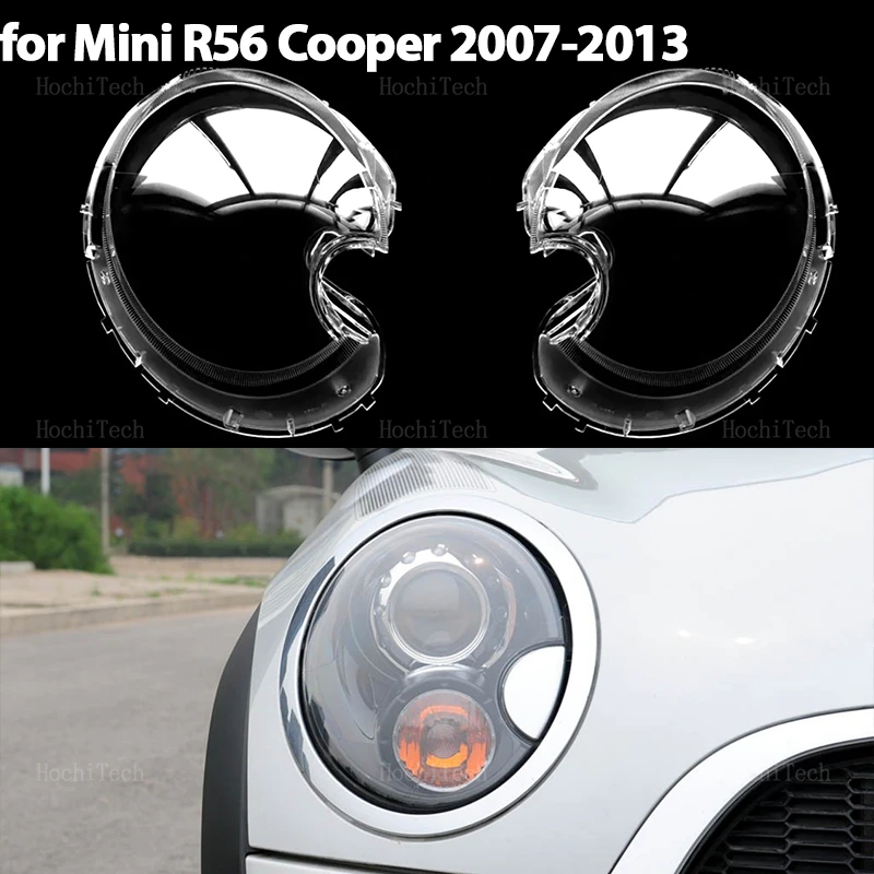 Car Headlamp Cover Headlight Lens Glass Cover Lampshade Bright Shell Lens Covers For Mini R56 Cooper 2007-2013