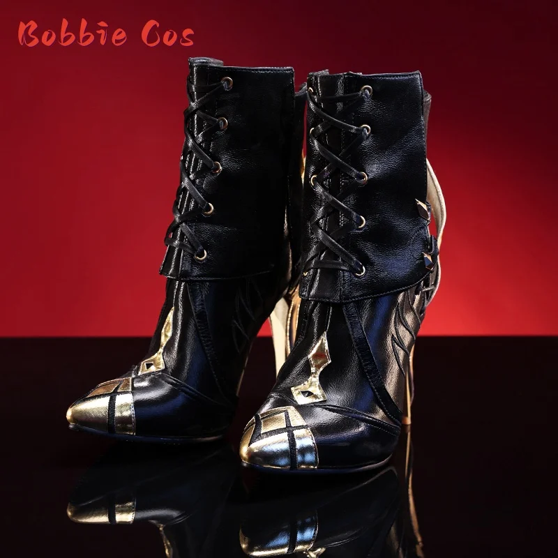 Bobbie Cos Arlecchino/Peruere/The Knave/Father Cosplay Shoes For Halloween Christmas Festival Party Shoes