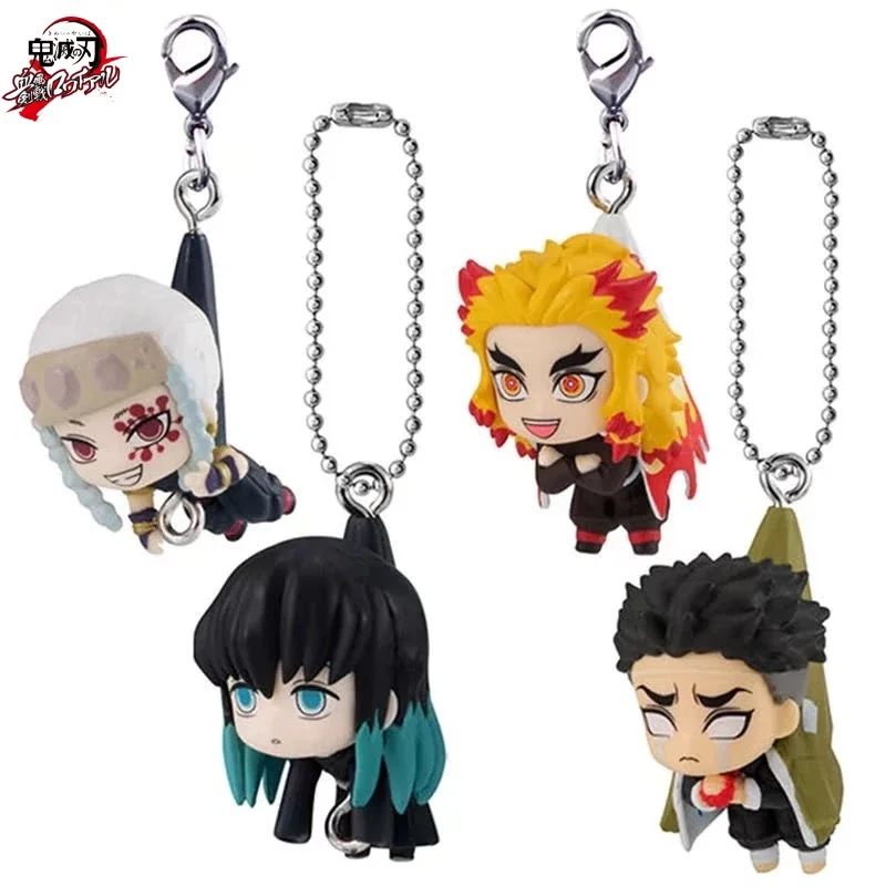 

Ban Dai Demon Slayer Demon Slayer Corps Keychain Anime Action Figure Model Cute Decorate Doll Backpack Pendant Keyring Toys Gift