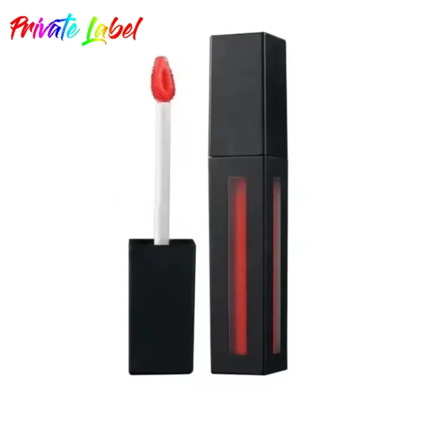 

Private Label 7ml Long Lasting Lipgloss Moisturizing Shimmer Wateproof Shiny Matte Non-stick Cup Easy To Colored Lips Makeup