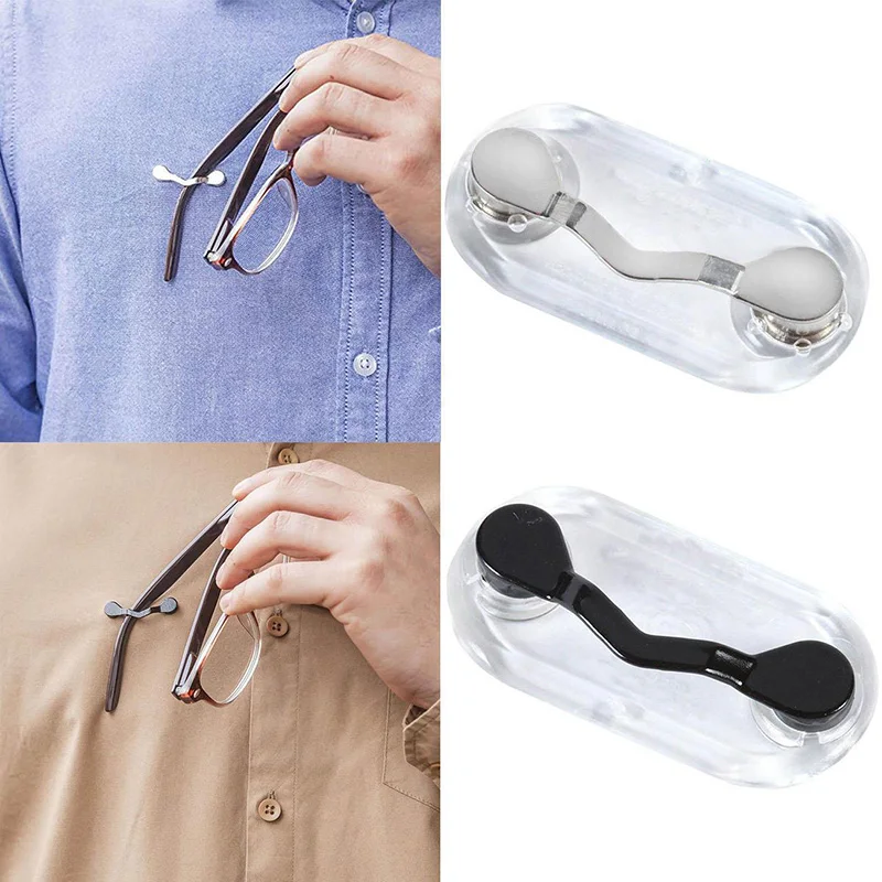 

Magnetic Sunglasses Glasses Holder Badge Hangaing Headset Brooch Durable Hook Multi-Purpose Magnetic Clip for Glasses Badge