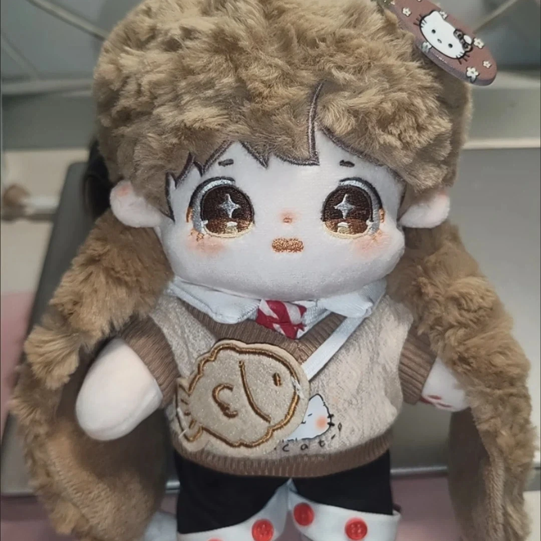Stuffed Animals Bubi 20cm Anime Cotton Doll Exquisite Bare High Cute Fluffy Unattribute Plush Toy, Random Dark  Light Shade Gift
