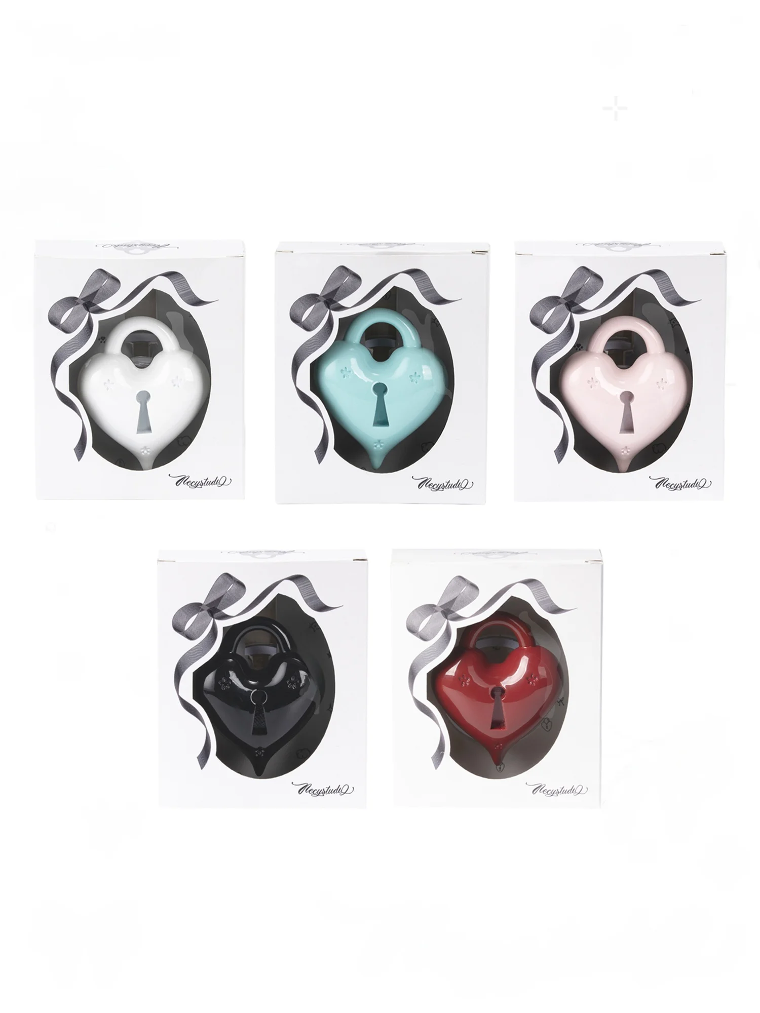 オリジナル樹脂製ハートロック携帯電話スタンド　可愛いクリエイティブ携帯電話シェルステッカー　怠け者のためのドラマ鑑賞ツール