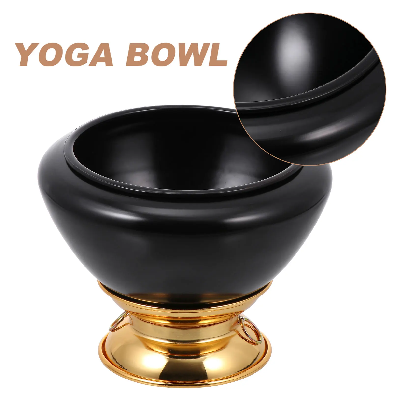 

Copper Iron Buddha Music Bowl Singing Holder Yoga Supply Multipurpose Meditation Home Decor Buddhism High Quality Durable Bright