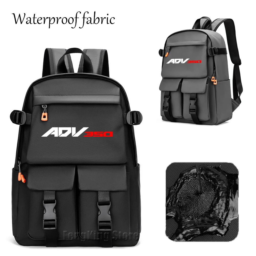 

For Honda ADV350 ADV 350 ADV 150 Waterproof fabric backpack for men's simple casual business travel computer backpack