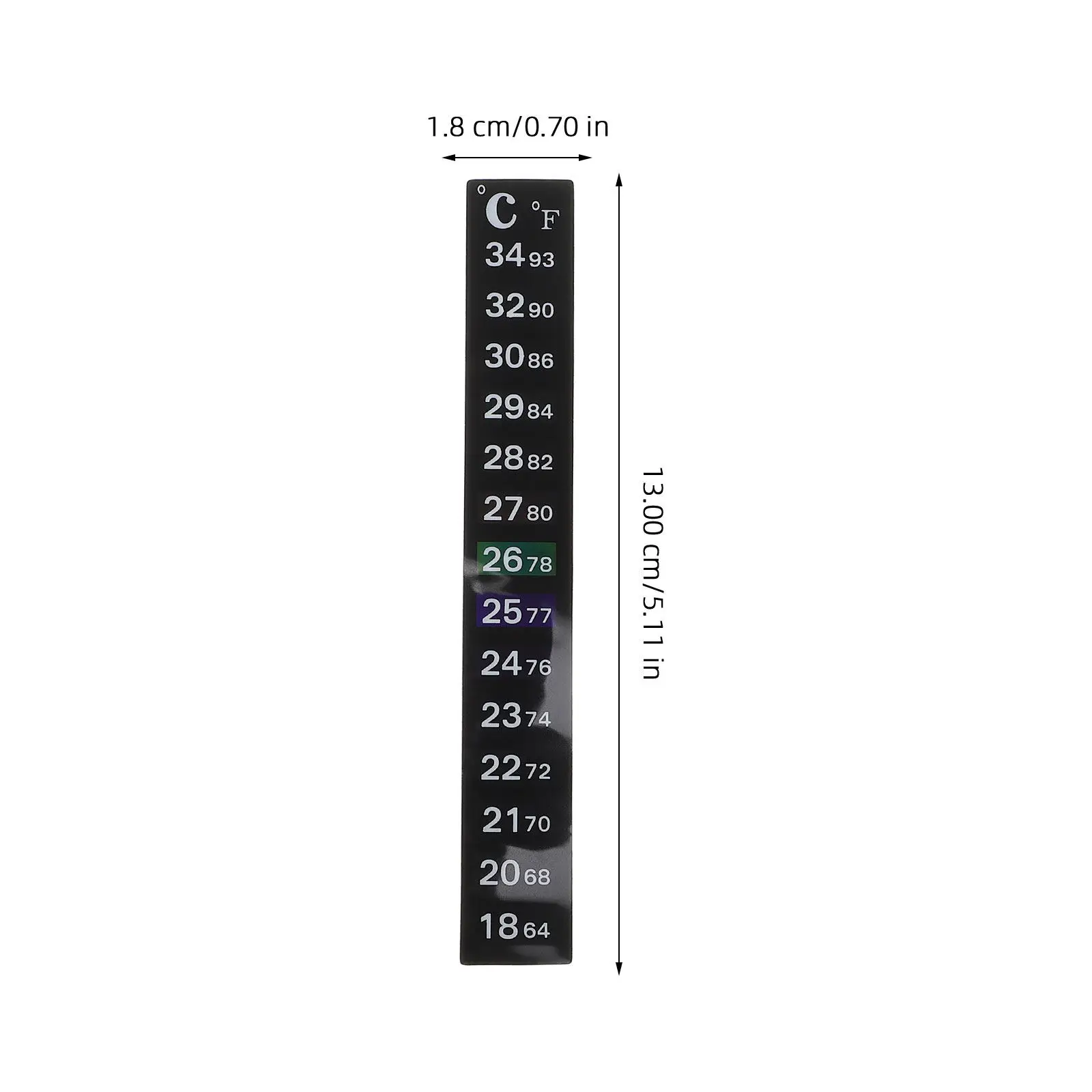 2Pcs Temperature Sticker Strip for Fermentation and Brewing on Thermometer for Home Winemaking High Precision