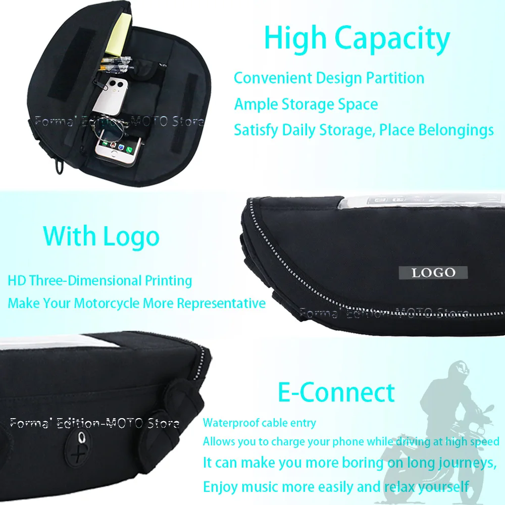 Modern Waterproof Motorcycle Handlebar Travel Bag for exc 300 tpi 150XCW EXC XC TPI Six Days 250 exc  2020-2024 2022 Storage Bag