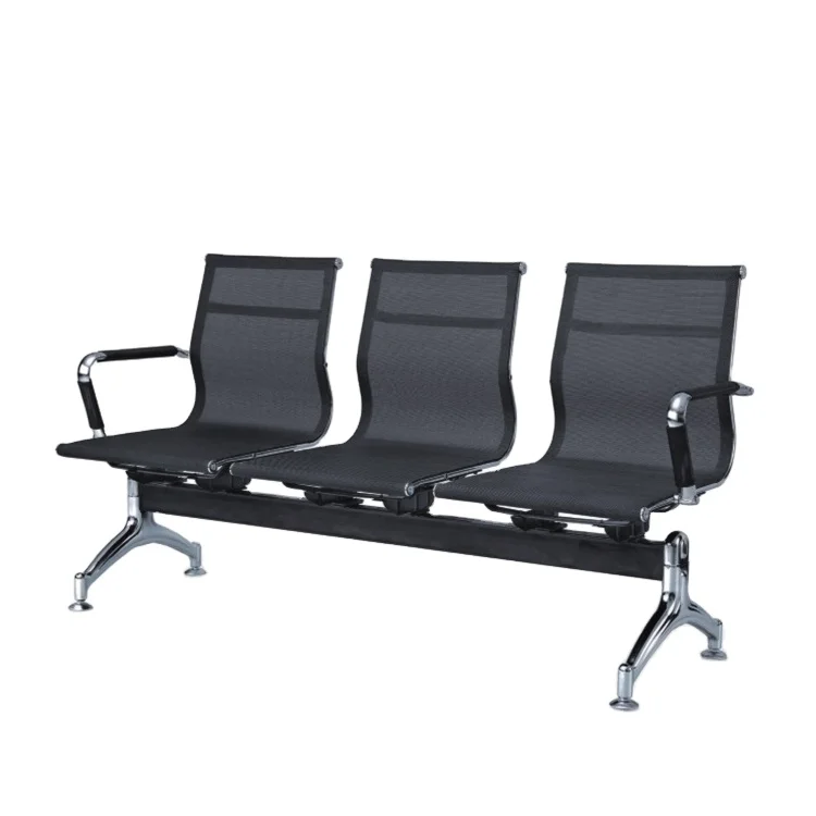 High Quality Salon Waiting Room Chair Area Furniture Stainless Airport Waiting Chair