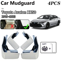 Car Fender For Toyota Avalon XX50 Accessories 2019~2023 Front Rear MudFlaps Spray Baking Paint Mudguards Mud Guards Splash Flaps
