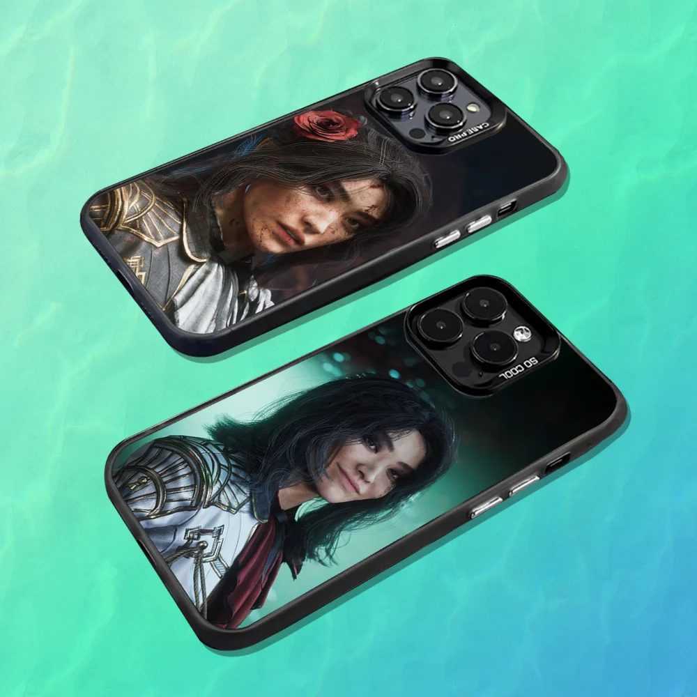 

C-Clair O-Obscur-33 Game Phone Case For iPhone 16,15,14,13,12,11,Mini,Pro,MAX Black Matte Shockproof Cover
