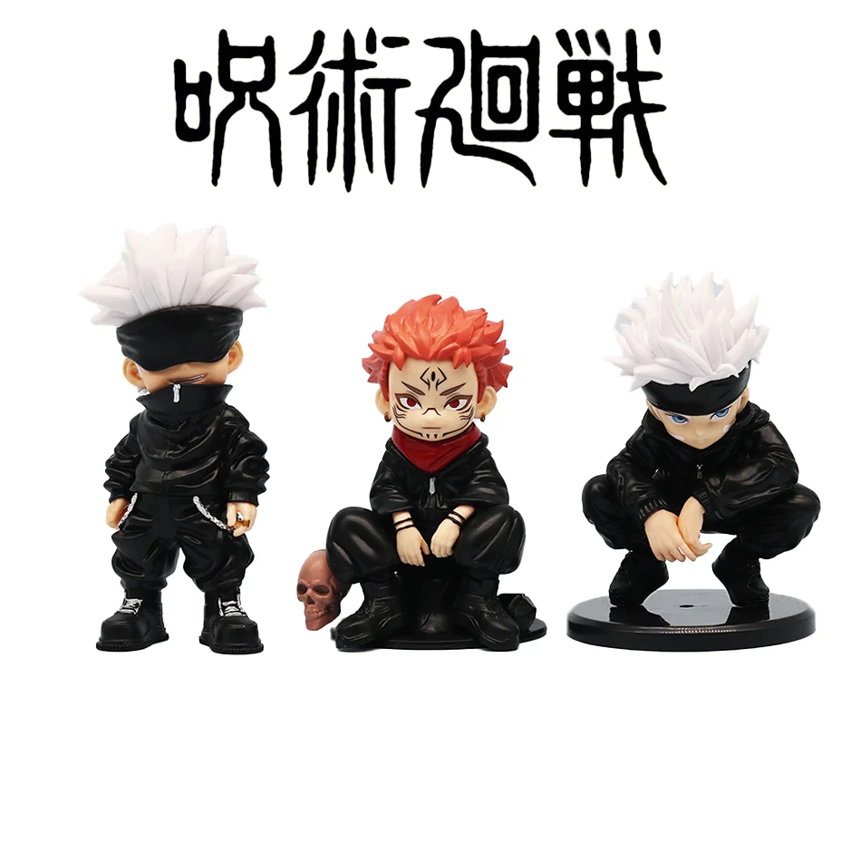 15 cm Jujutsu Kaisen Anime Figura 3 Stile Satoru Gojo Action Figure Il Signore della Maledizione Sukuna Figurine Collezione Modello Bambola Giocattoli