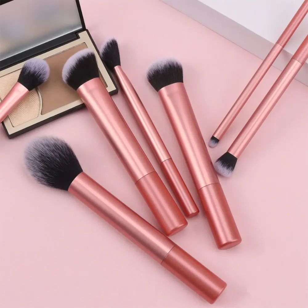 7Pcs New Soft Makeup Brush Kit Synthetic Hair Easy to Clean Eye Shadow Brush Concealer Brush