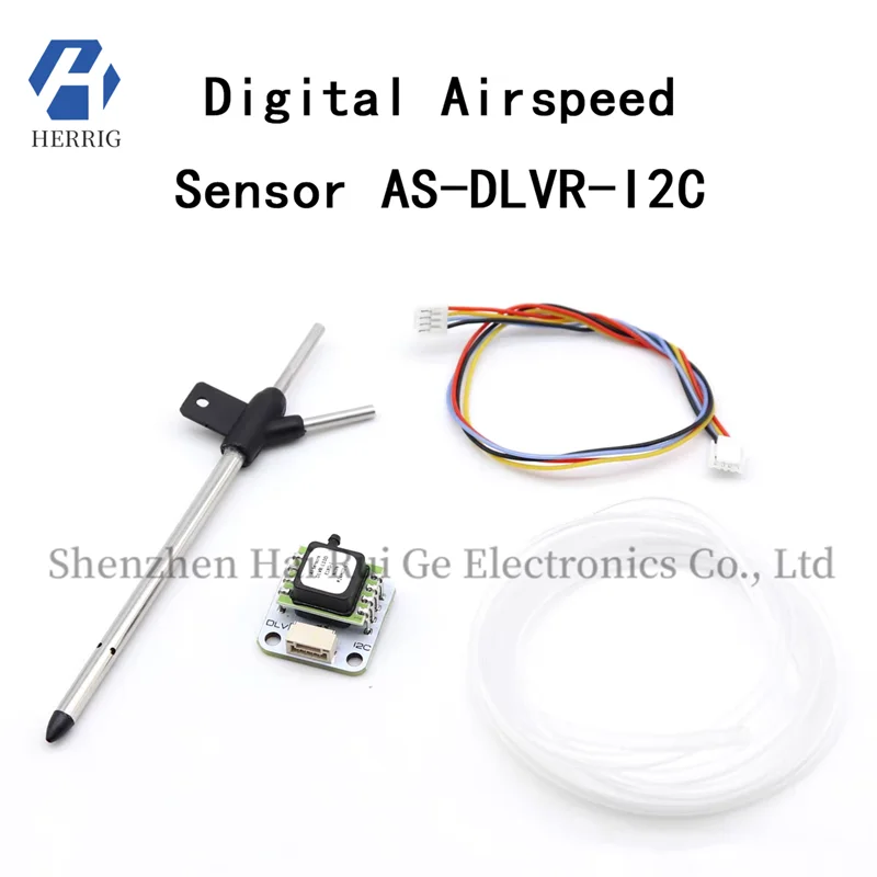 

AS-DLVR-I2C Digital Airspeed Sensor Pitot Tube Compatible with ArduPilot INAV H743 Flight Controller