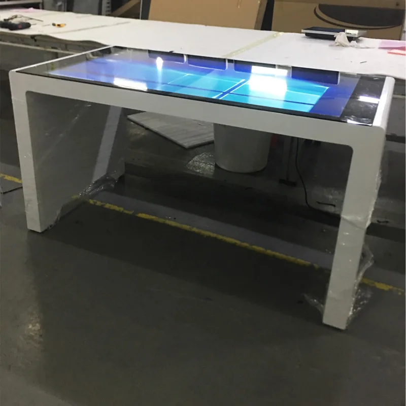 Custom 43 49 55 inch LCD monitor interactive touch screen digital desk, table function WIFI all in one computer PC