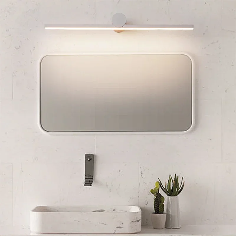 Modern LED Mirror Front Light 40/80/100cm Lighting Long Strip Lamp Bathroom Bedroom Dressing Table Mural Decor Home Lamps Lustre